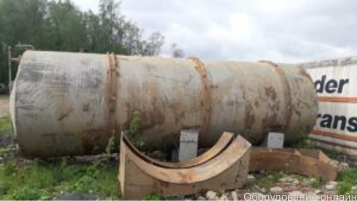 Фото объявления Емкость нержавеющая, объем -25 куб. м., горизонтальная