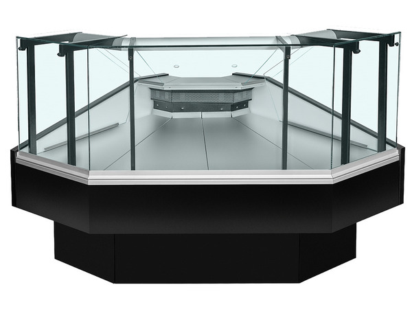 Фото объявления Угловая витрина RIMO CUBE BLACK (Внешний угол 90 градусов)