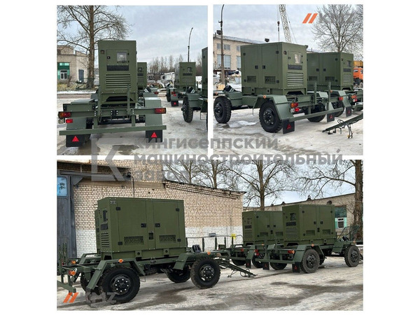 Фото объявления Автономные дизель-генераторы 60 кВт на 2-х осном прицепе