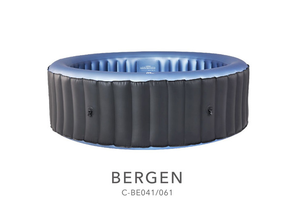 Фото объявления СПА-бассейн 204х70см "Bergen" 930л, круглый, аэромассаж